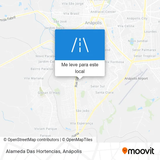 Alameda Das Hortencias mapa