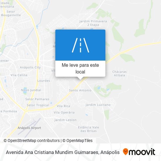 Avenida Ana Cristiana Mundim Guimaraes mapa