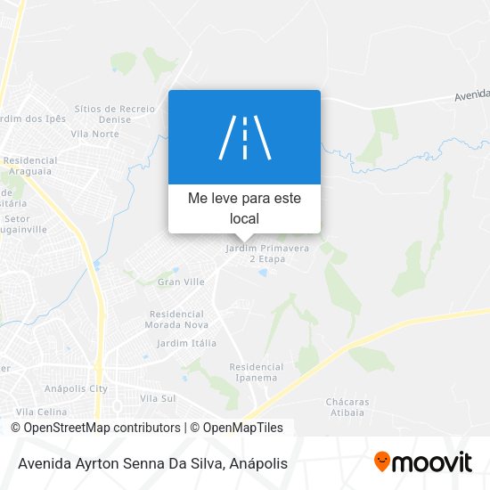 Avenida Ayrton Senna Da Silva mapa