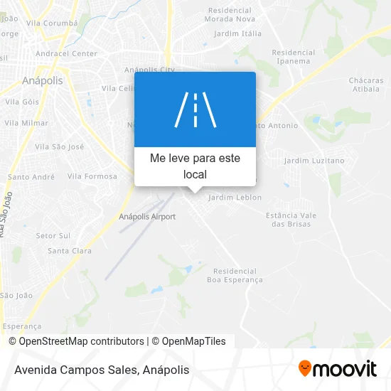 Avenida Campos Sales mapa