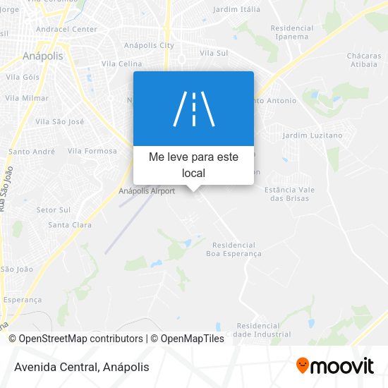 Avenida Central mapa