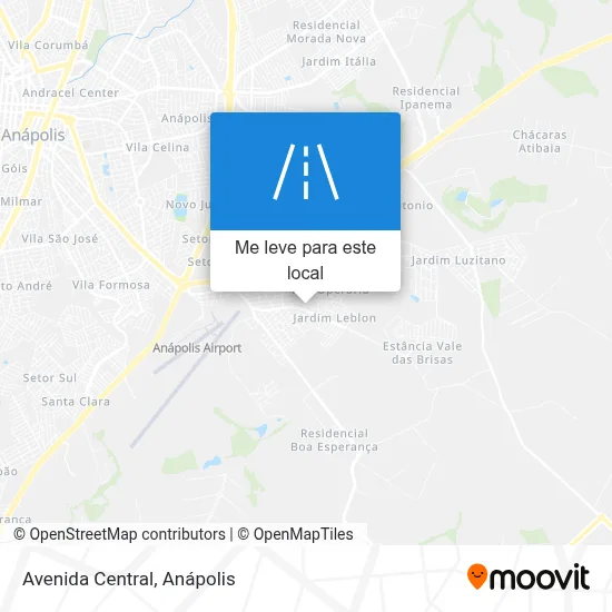 Avenida Central mapa