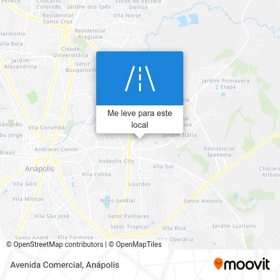 Avenida Comercial mapa