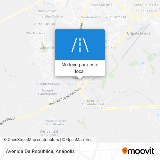Avenida Da Republica mapa