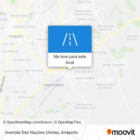 Avenida Das Nações Unidas mapa
