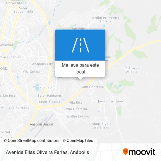 Avenida Elias Oliveira Farias mapa