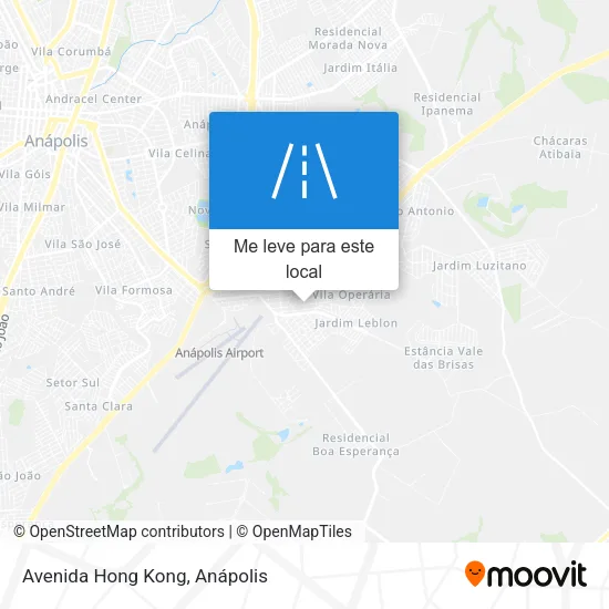 Avenida Hong Kong mapa
