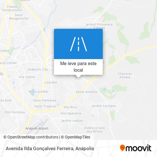 Avenida Ilda Gonçalves Ferreira mapa