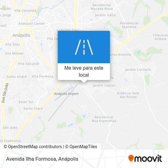 Avenida Ilha Formosa mapa