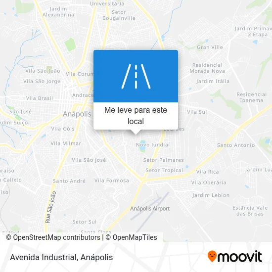 Avenida Industrial mapa