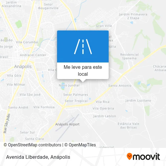 Avenida Liberdade mapa