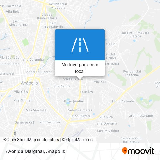 Avenida Marginal mapa