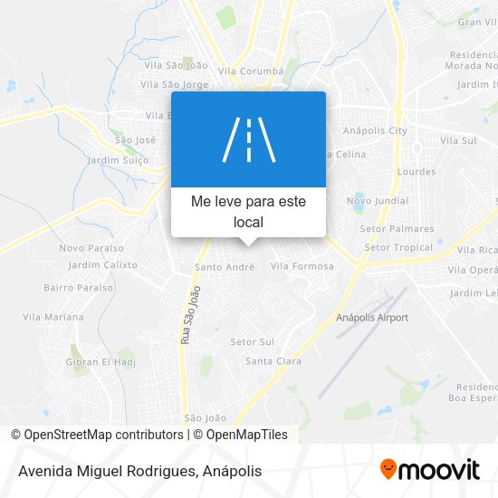 Avenida Miguel Rodrigues mapa