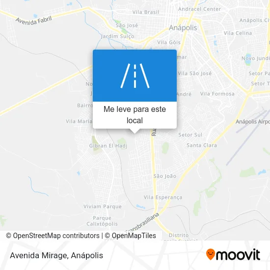Avenida Mirage mapa