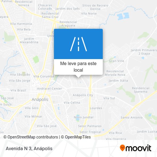 Avenida N 3 mapa