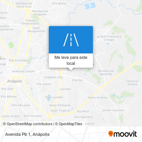 Avenida Pb 1 mapa