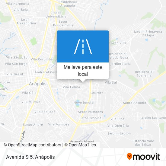 Avenida S 5 mapa