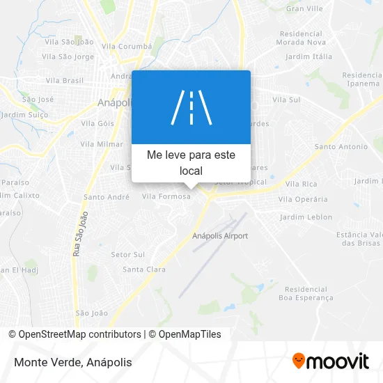 Monte Verde mapa