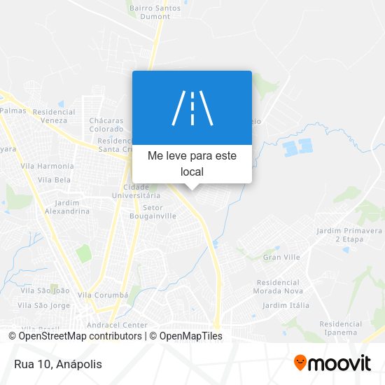 Rua 10 mapa