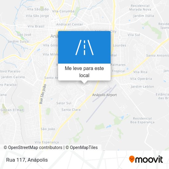 Rua 117 mapa