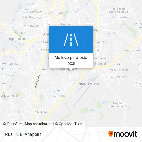 Rua 12 B mapa