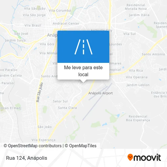 Rua 124 mapa