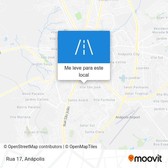 Rua 17 mapa