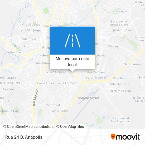 Rua 24 B mapa