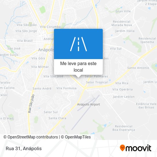 Rua 31 mapa