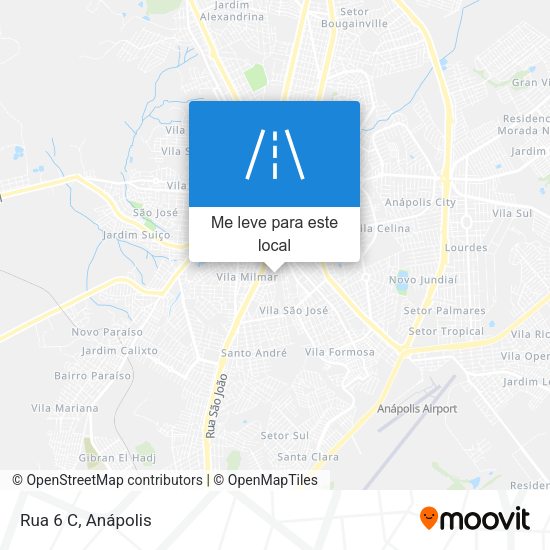 Rua 6 C mapa
