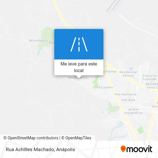 Rua Achilles Machado mapa