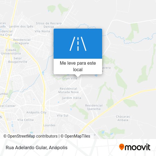 Rua Adelardo Gular mapa
