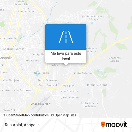 Rua Apiai mapa
