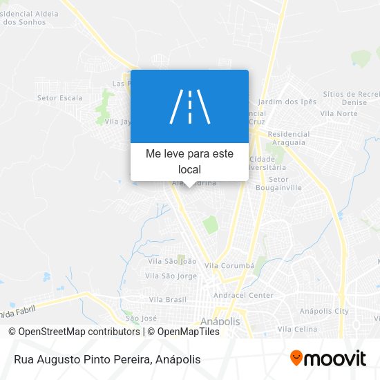 Rua Augusto Pinto Pereira mapa