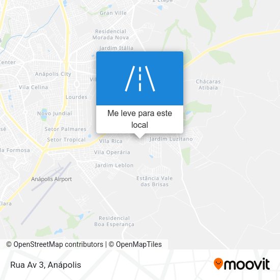 Rua Av 3 mapa