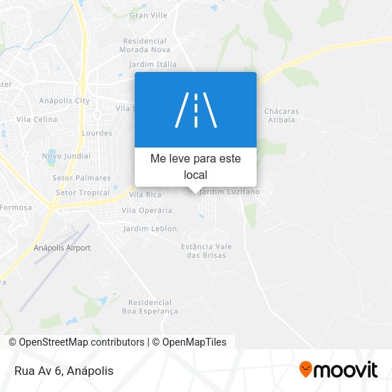 Rua Av 6 mapa