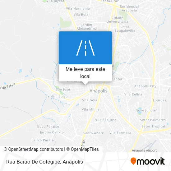 Rua Barão De Cotegipe mapa
