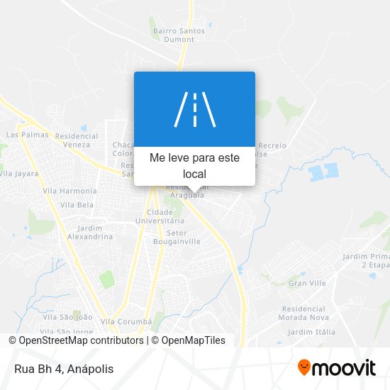 Rua Bh 4 mapa