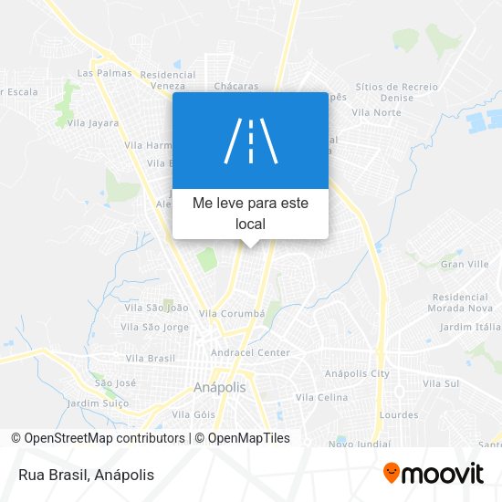 Rua Brasil mapa