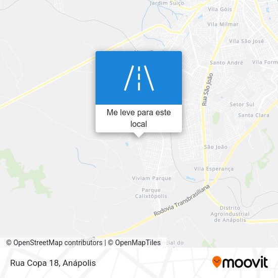 Rua Copa 18 mapa