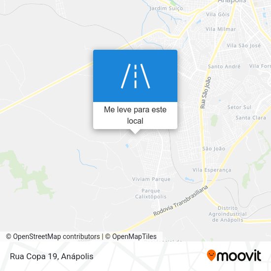 Rua Copa 19 mapa
