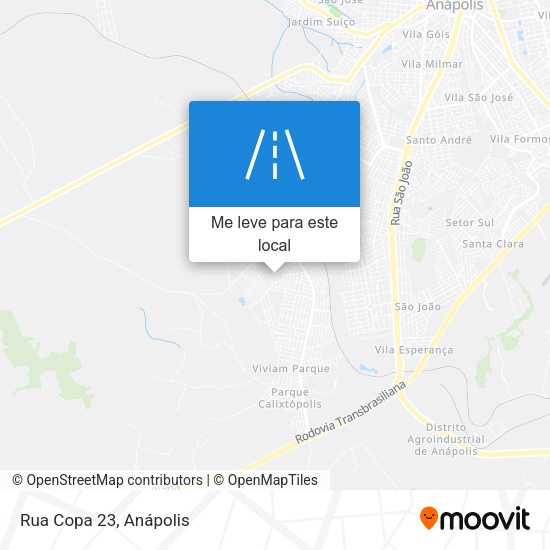 Rua Copa 23 mapa