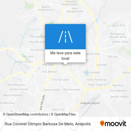 Rua Coronel Olímpio Barbosa De Melo mapa