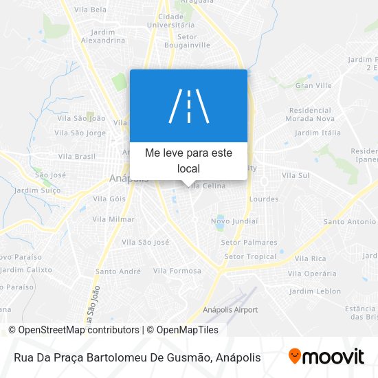 Rua Da Praça Bartolomeu De Gusmão mapa