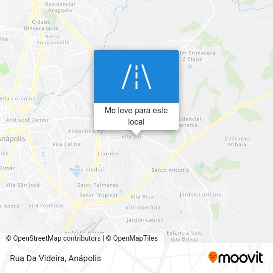 Rua Da Videira mapa