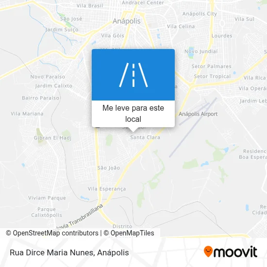Rua Dirce Maria Nunes mapa