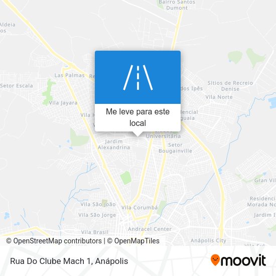 Rua Do Clube Mach 1 mapa