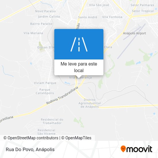 Rua Do Povo mapa
