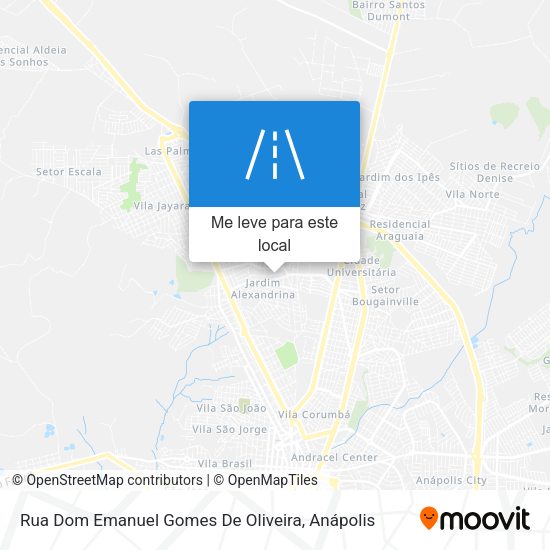 Rua Dom Emanuel Gomes De Oliveira mapa
