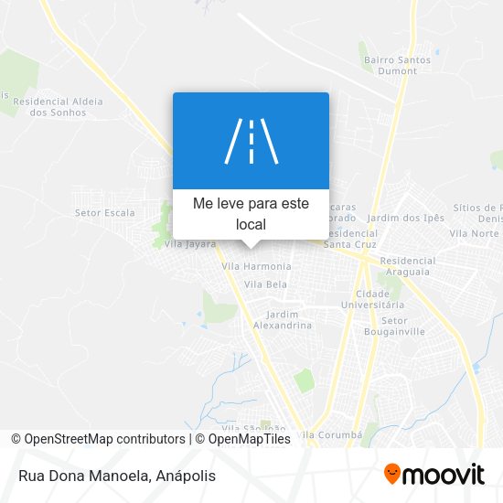Rua Dona Manoela mapa